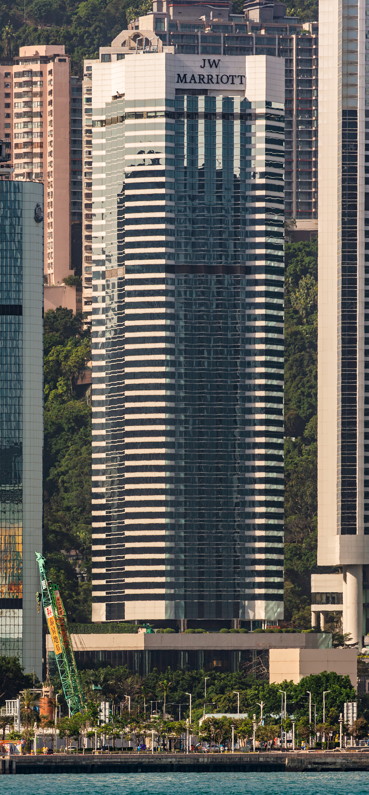 J.W. Marriott and The Upper House, Hong Kong - View across Victoria Harbour. © Mathias Beinling